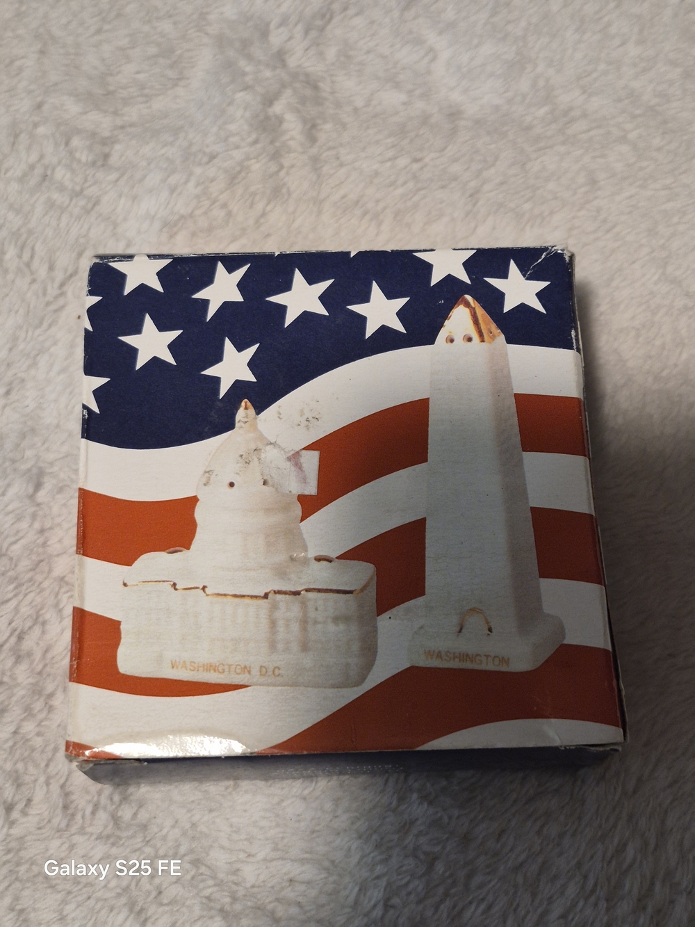 Vintage Washington D.C. Landmarks Salt & Pepper Shaker Set
